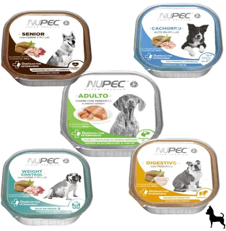 Latas Nupec Perro 16 pzas 100 gr c/u