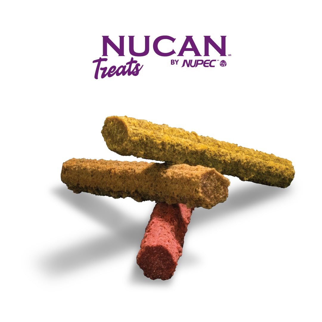 Nucan Treats Bote de 1 Kg Mix de Res, Tocino y Pollo